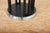 Fledermaus Side Table in Black Lacquered Wood with Metal Edge and Leather Glass Top by Josef Hoffmann for Wittmann, 1990s For Sale - Image 5 of 12