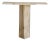 Italian Travertine Console in the Style of Carlo Scarpa, 1970s - 2 Available For Sale