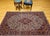 Early 20th Century Kashan Rug, Hand-Knotted Wool, Floral Design, Ivory & Blue, 4x7 For Sale In Chicago - Image 6 of 17