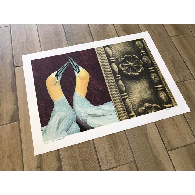 Original Vintage Lithograph by Listed American Artist Michael Knigin. Titled "Royal Applause", #146/300, Signed, 1980...
