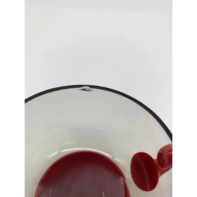 Beautiful coffee set and a carafe of Murano consisting of 6 cups and a carafe (soup carafe) with a mixed glass. Set...