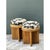 Vintage Schumacher Pencil Reed Upholstered Stools - Pair For Sale - Image 9 of 12
