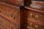 Baker Furniture Style Georgian Flame Mahogany Breakfront Bookcase Cabinet With Drop Front Secretary Desk For Sale - Image 11 of 16