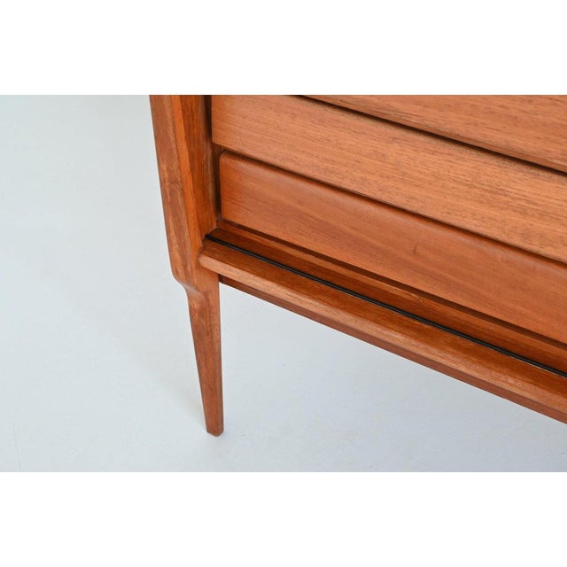 Brown Small Sideboard in Walnut from Bosteels Meubelen, Belgium, 1960 For Sale - Image 8 of 18