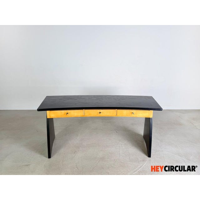 A very nice Midcentury desk from the German designer Erich Stratmann for idea. Condition: good to moderate used condition...