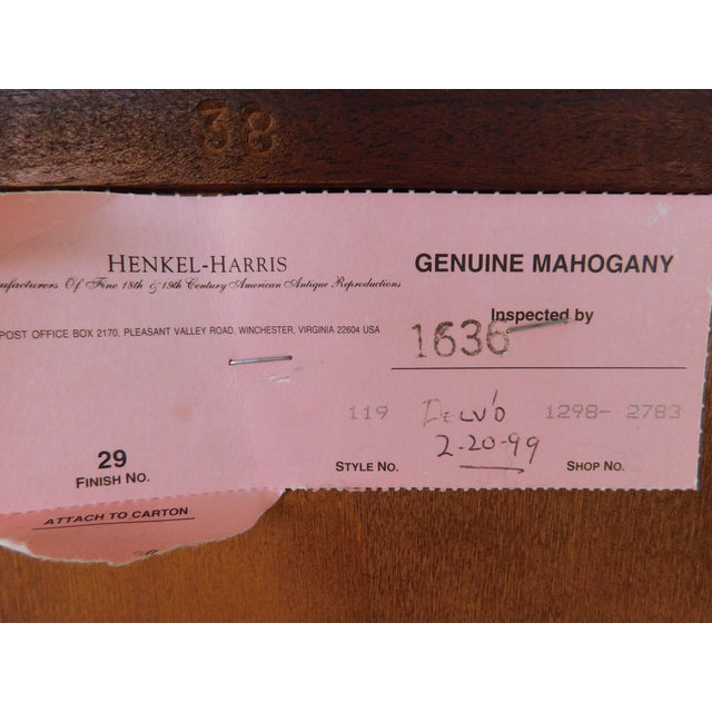 Henkel Harris Mahogany Georgian Style Chest on Chest For Sale In Philadelphia - Image 6 of 14