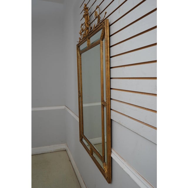 Age: Approx: 10 Years Old Details: Beveled Glass High Quality Construction Large Impressive Mirror Adams Style See Other...