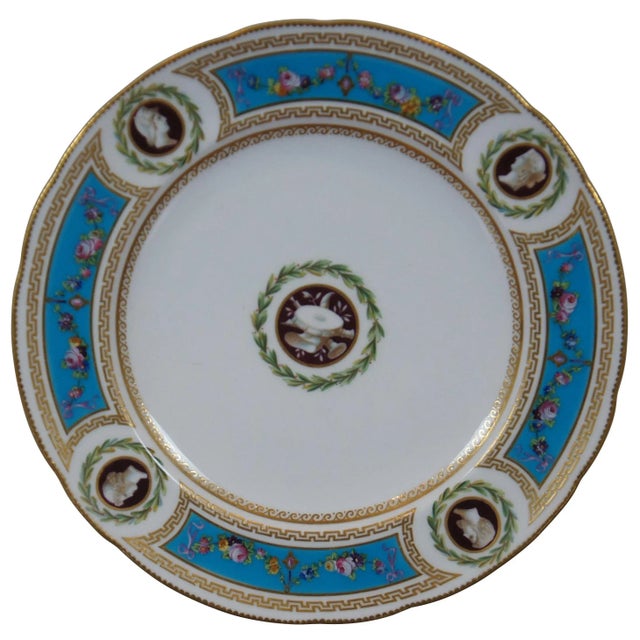 "Pair of two Minton plates, circa 1862. Provenance : Jerome Schottenstein Estate, Columbus Ohio. Jerome was was an...