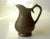 1960s Vintage Heavy Solid Brass Pitcher - Vase With Engraving For Sale - Image 6 of 6