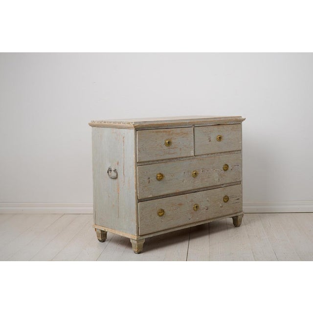 Gustavian Swedish Handmade Chest of Drawers For Sale - Image 5 of 12