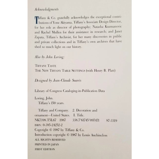 Art Deco Tiffany's 150 Years by John Loring - First Edition 1987 For Sale - Image 3 of 11