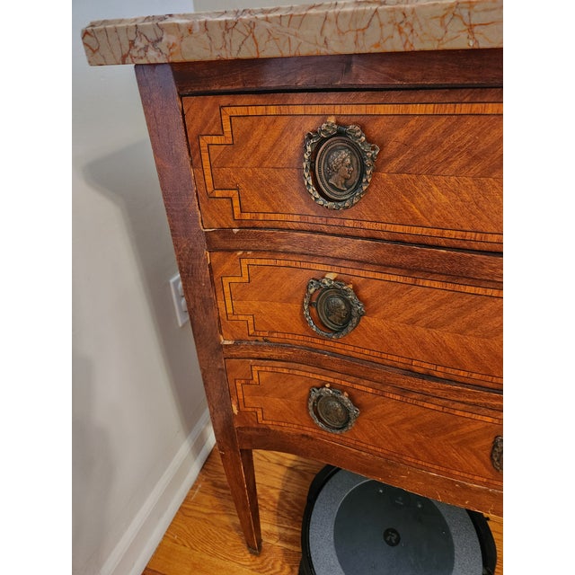 Antique Louis Xvi Style Commode For Sale - Image 4 of 5
