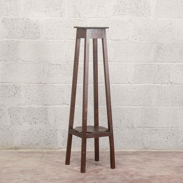 19th Century Fir Wood Plant Stand For Sale - Image 3 of 13
