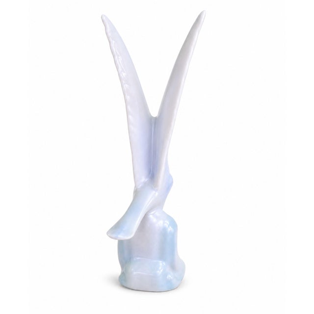 1970s Vintage Porcelain Seagull Bird from Hollohaza, 1970s For Sale - Image 5 of 7