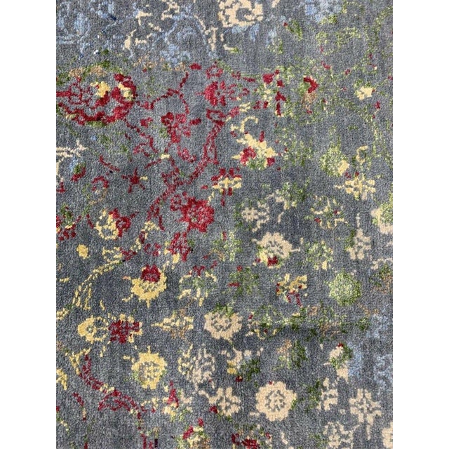 Handwoven Modern Abstract Area Rug 9x12 For Sale - Image 10 of 12