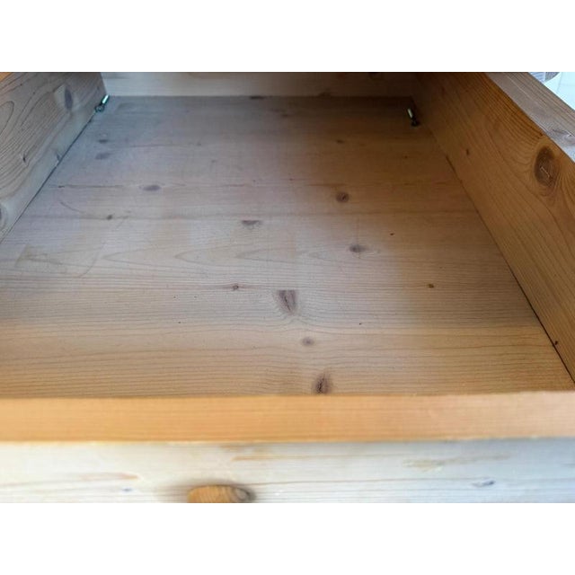 Wood Farmhouse Jogl Table in Spruce Wood, 1970s For Sale - Image 7 of 11