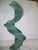 Mid-Century Modern Postmodern Glass Spiral Helix Side Table, 1980s For Sale - Image 3 of 7