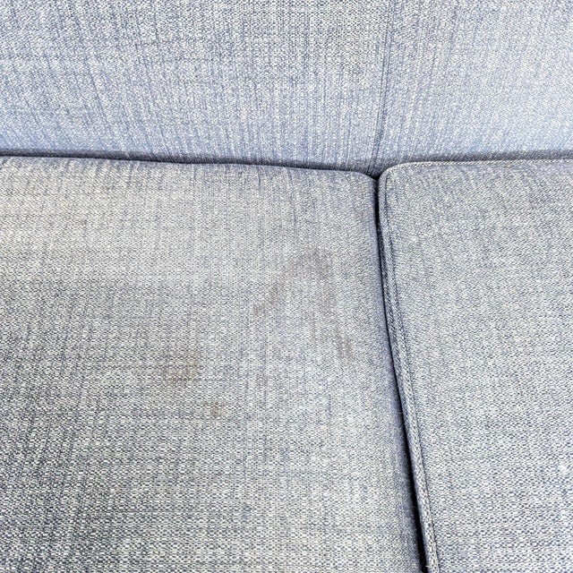 Room & Board Andre Reversible Chaise Sectional in Grey Fabric For Sale - Image 13 of 14