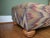 Newly Upholstered Ottoman in Flamestitch For Sale - Image 4 of 7