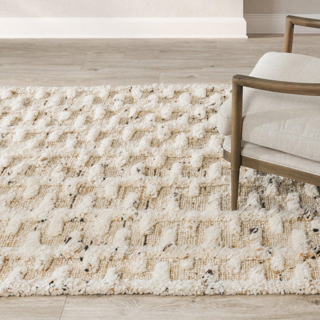 Kapa Ivory Natural Rug - 8 X 10 For Sale In Los Angeles - Image 6 of 7