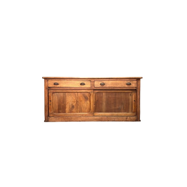 Shop Cabinet in Poplar and Fir, 1900s For Sale - Image 5 of 5
