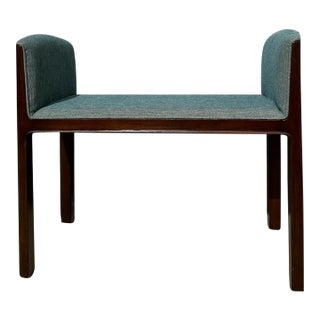 Edward Wormley for Dunbar Sculptural Upholstered Bench, C. Mid-20th Century For Sale