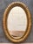 Mid-Century Modern 1950s Sunburst Oval Mirror in Gilt Metal For Sale - Image 3 of 6