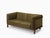 Brown Minimalist Modern Two-Seater Sofa in Walnut and Leather by Julien Renault For Sale - Image 8 of 9