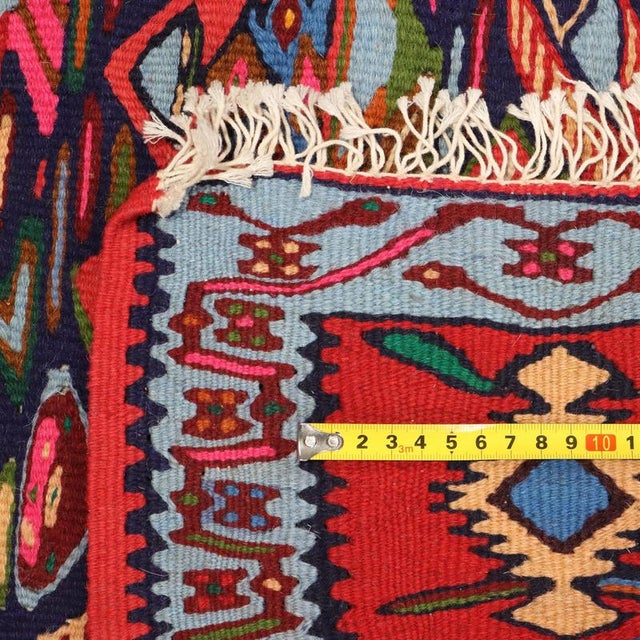 Textile Kilim Rug in Wool, Turkey For Sale - Image 7 of 8