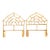 Vintage Rattan Web Twin Headboards - Pair For Sale