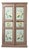 Large Antique Wardrobe with Floral Painted Decoration, 1890s For Sale