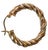 14k White and Yellow Gold Twisted Rope Hoop Earrings a Pair For Sale - Image 4 of 7