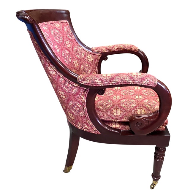 Early 21st Century Hancock and Moore Jockey Club Chairs --- Set of 4 For Sale - Image 5 of 11