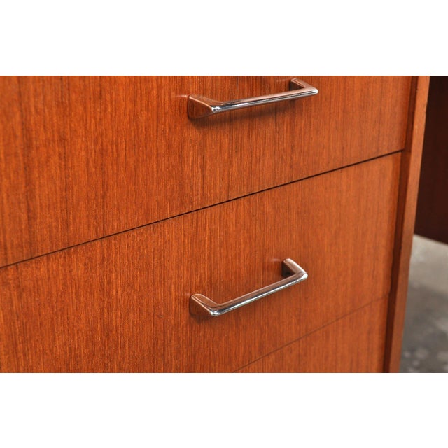 Mid-Century Teak Desk from Tijsseling Nijkerk, 1960s For Sale - Image 9 of 15