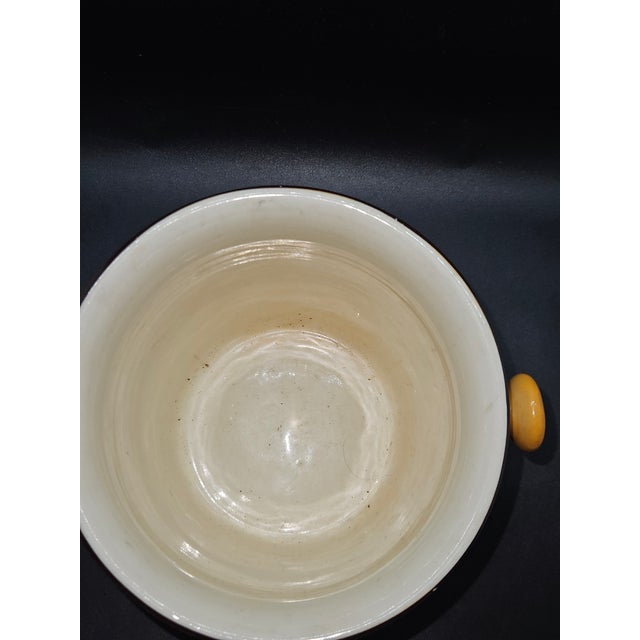 Vintage Ice Bucket Erphila Art Pottery Czecho Slivakia For Sale - Image 4 of 5