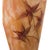 It is made of colored glass with powder inclusions, acid-etched, and decorated with an enameled floral motif. A similar...