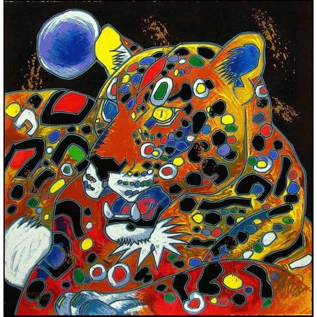 Asian 1990s Tie Feng Jiang "Cats Suite" Hand Signed Limited Edition 4 Piece Serigraph Set - 4 Pieces For Sale - Image 3 of 10