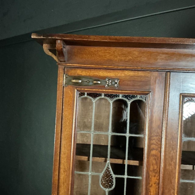 Arts and Crafts Bookcase, 1890 For Sale - Image 3 of 7