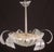 Metal Art Decò, Barovier & Toso Pendant, Murano Glass, 1950s For Sale - Image 7 of 12