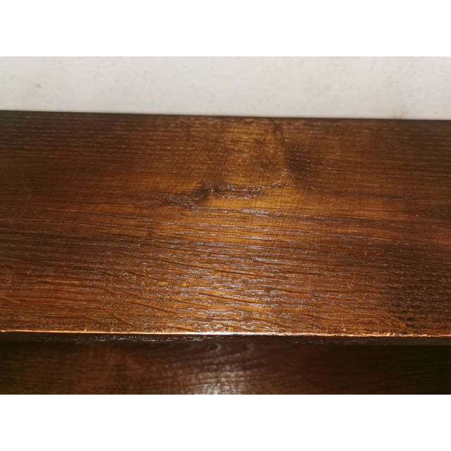 German Art Nouveau Minimalist Shelf in Oak, 1890s For Sale - Image 10 of 10