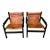 1970s Safari Roxinho Style Armchairs - Set of 2 For Sale