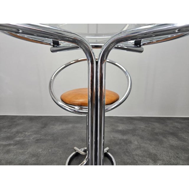 Mid-Century Modern Dining Chairs with Table, Italy, 1970s, Set of 5 For Sale - Image 11 of 18