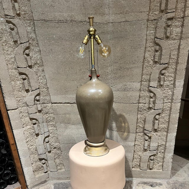 The Marbro Lamp Company 1960s Italian Ceramic Table Lamp by the Marbro Lamp Company For Sale - Image 4 of 12