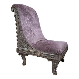 Renaissance-Style Carved Chair, 19th Century For Sale
