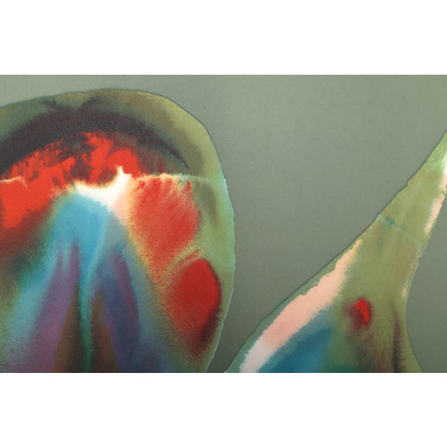 Spirit Dancer, Lamar Briggs Lithograph on Arches Paper, Signed and Numbered in Pencil For Sale - Image 4 of 5