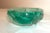 Abstract Vintage Hand Blown Elis Bergh Kosta Art Glass Cigarette Cigar Green Ashtray Bowl For Sale - Image 3 of 10