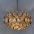Postmodern 24-Karat Gold-Plated 6-Light Chandelier by Gaetano Sciolari for Palwa, 1970s For Sale - Image 10 of 18
