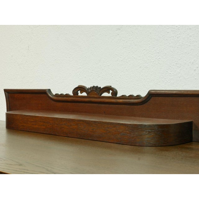 Brown Oak and Spruce Buffet, Germany, 1920s For Sale - Image 8 of 12