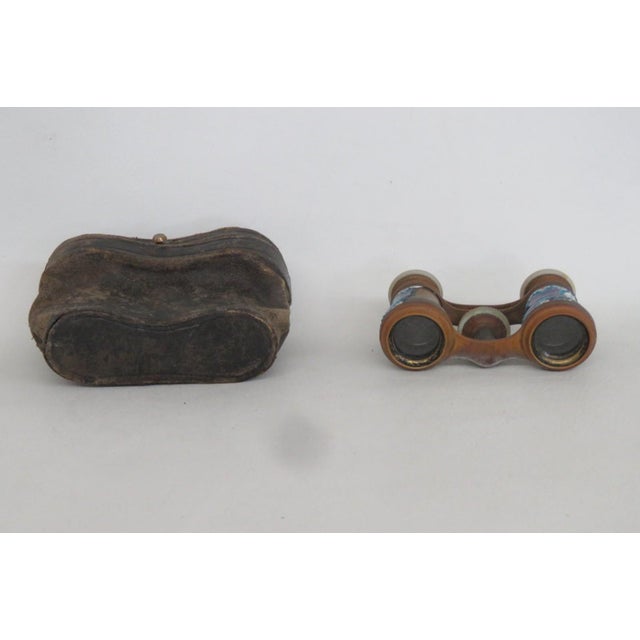 Riviere Paris Opera Glasses Ornate Theater Binoculars With Leather Case 5109b For Sale - Image 14 of 16