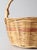 Vintage Woven Gathering Basket With Handle For Sale - Image 4 of 12
